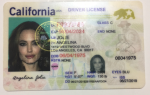 California Driver License - California Scannable IDS